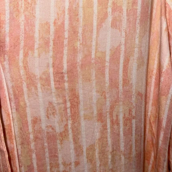 Mystree Peach and Cream Striped Blouse - Picture 6 of 10
